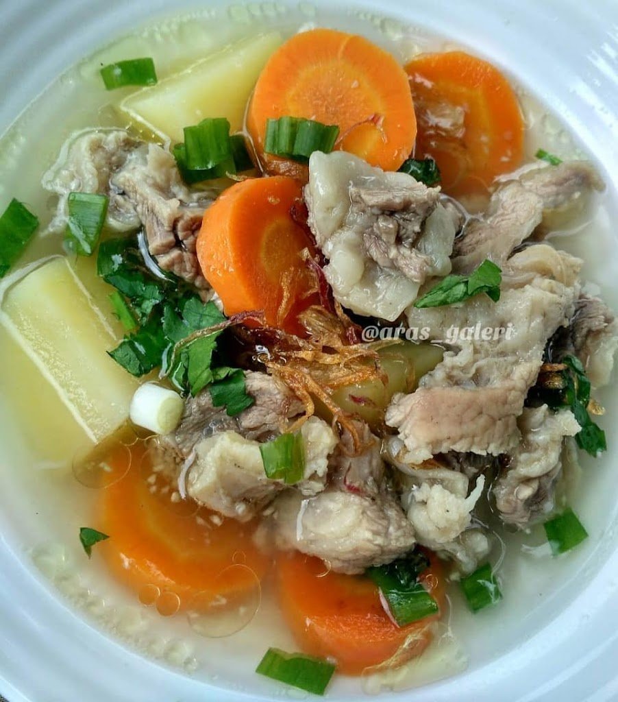 Resep – Sop Daging Tetelan mix Kentang Wortel