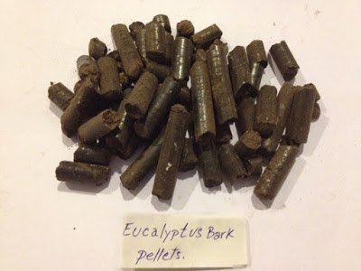 Bark Pellet : Pemanfaatan Limbah Kulit Kayu 3 Eucalyptus Bark Pellet 1