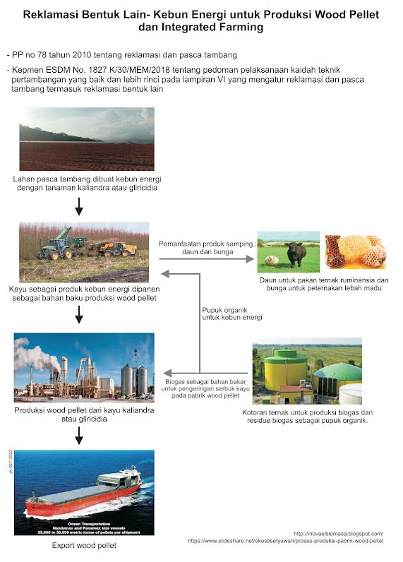 Reklamasi Bentuk Lain – Kebun Energi untuk Produksi Wood Pellet dan Integrated Farming