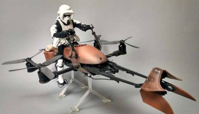 Drone Unik Buatan Pecinta Star Wars Adam Woodworth