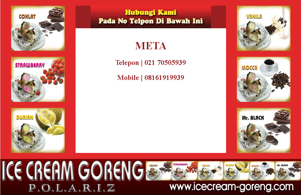 Murahnya Waralaba Es Krim Goreng Polariz