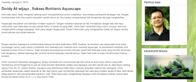 Seni Mendesain Aquarium Aquascape Bisnis Puluhan Juta