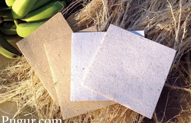 Produksi Eco-Packaging Kertas dari Serat Pisang dan Jerami