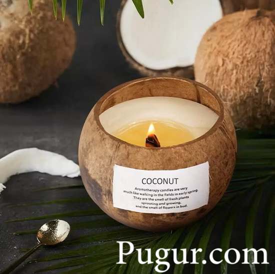 Usaha Lilin Hias dari Bahan Alami Lokal: Lilin Kelapa dan Bunga Kering