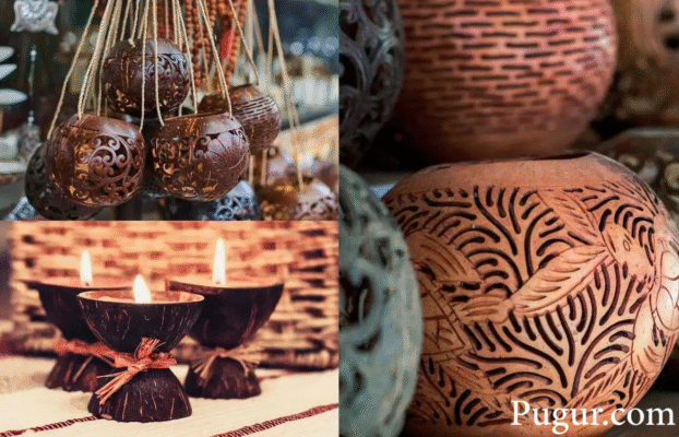 Usaha Tempat Lampu dan Vas dari Batok Kelapa: Peluang Kreatif dengan Modal Kecil dan Pasar Besar