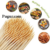 15 60cm Custom Logo Disposable Bamboo Skewer Sticks