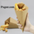 pl172430035 custom print logo biodegradable paper triangle packaging waffle cone holder crepe take away box