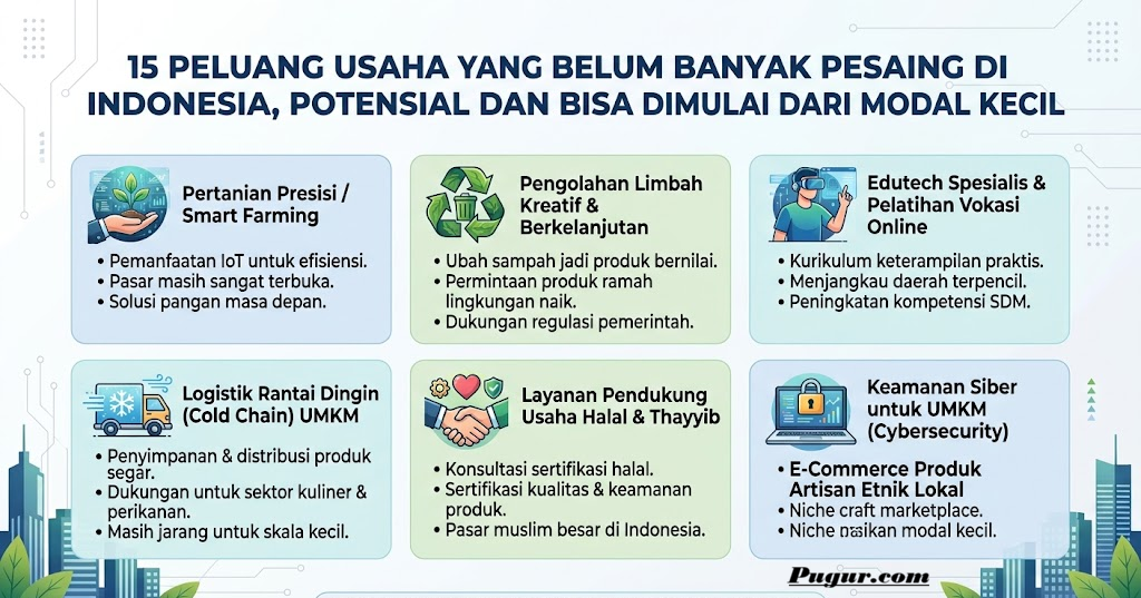 15 Peluang Usaha yang Belum Banyak Pesaing di Indonesia, Potensial dan Bisa Dimulai dari Modal Kecil 1 15 Peluang Usaha yang Belum Banyak Pesaing di Indonesia Potensial dan Bisa Dimulai dari Modal Kecil