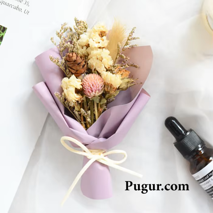 Ide Bisnis Membuat Buket Bunga Kering Mini