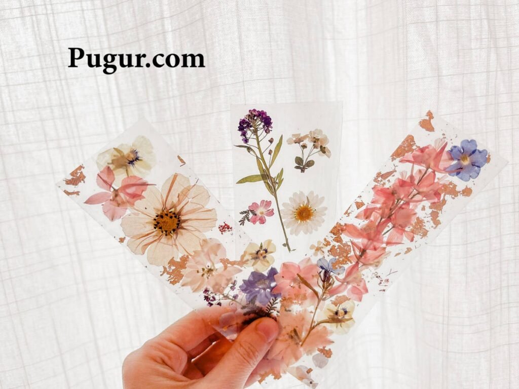 how to make pressed flower bookmarks 13 1